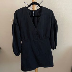 Zara black mini dress